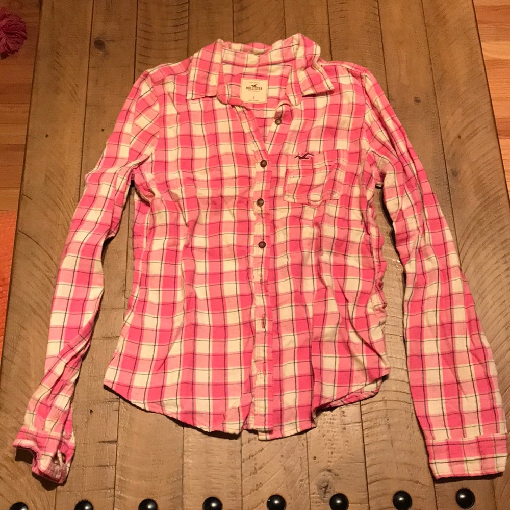 Hollister Plaid Button Up